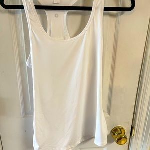 90 Degree White Razorback tank